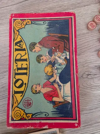 juego Lotería años 50 completo,fabricado en espa