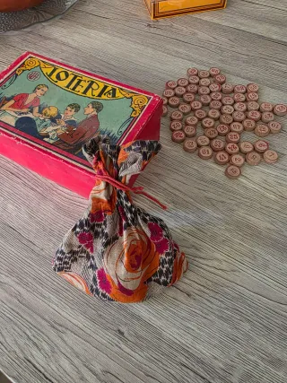 juego Lotería años 50 completo,fabricado en espa