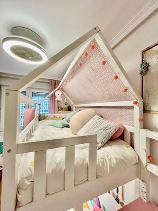 Cama litera infantil , casita escalones y cajones