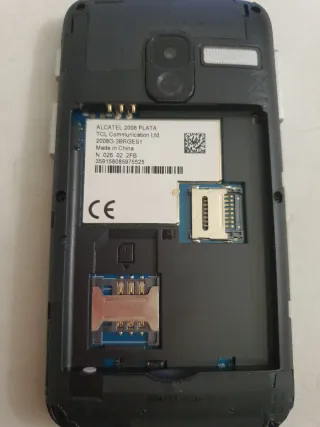 Telefono Alcatel 2008 Argento