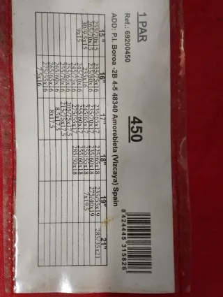 Cadenas Nieve 4x4 y Furgoneta