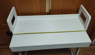 Mesa escritorio madera con cajón
