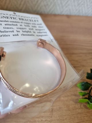 Pulsera de Cobre Magnética con Imán