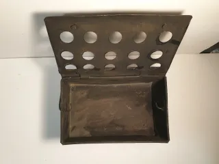 Calientapiés / Brasero de mano rústico