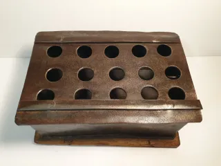 Calientapiés / Brasero de mano rústico