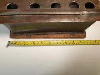 Calientapiés / Brasero de mano rústico