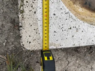 Fregadero de piedra antiguo doble