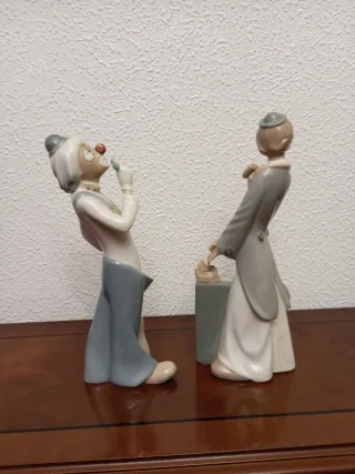Figuras Payasos Porcelana Vintage