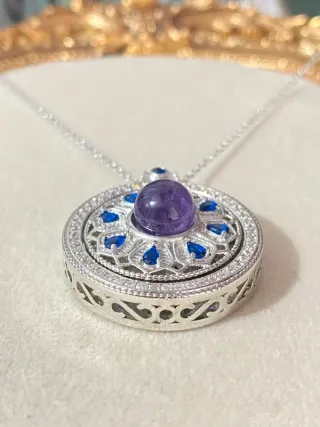 Collar de Amatista natural