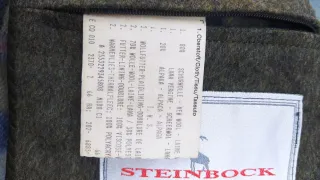 Abrigo vintage Marca Luxus Himalaya Loden verde.