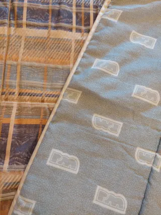 Edredón Cama 150, cojines y Cortinas