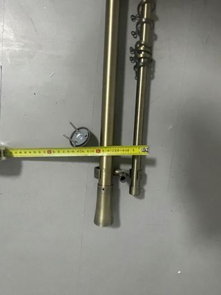 Barra doble cortina bronce