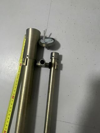 Barra doble cortina bronce