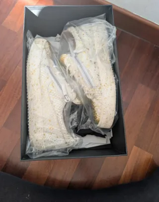 Giuseppe Zanotti Scarpe Uomo 43 e mezzo Oro Bianco