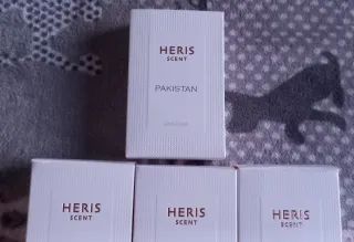 4 scatole profumo Heris Pakistan Ambra