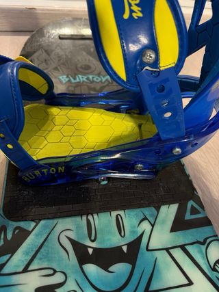 Tabla Snow Burton 120cm mas fijaciones Burton