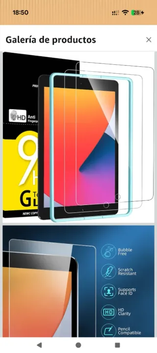 Cristal Protector iPad 7, 8, 9 NEW'C