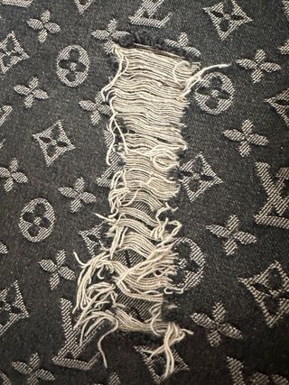 Pantaloni Louis Vuitton Monogram effetto scolorito