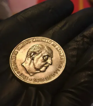 100 Pesetas Plata Franco 1966 *70