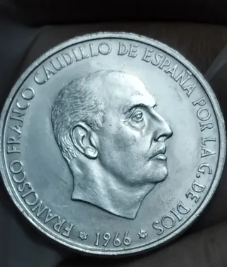 100 Pesetas Plata Franco 1966 *70