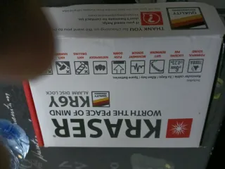 Candado KRASER ALARM con cable y llaves