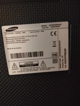 Televisor Samsung 40 Full HD- muy buen estado