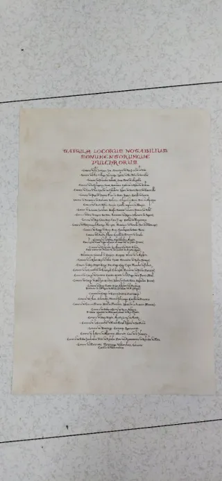 Mapa Antiguo Aragón Pergamino