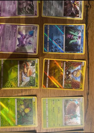 Carte Pokemon Nidorino, Mareanie, Grubbin, Jangmo-