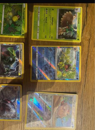 Carte Pokemon Nidorino, Mareanie, Grubbin, Jangmo-