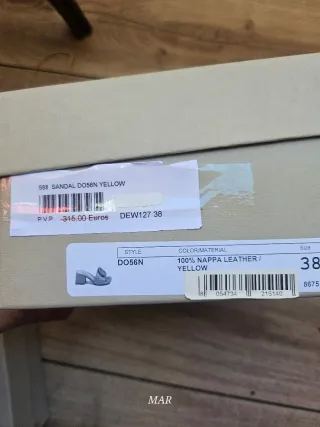 Sandalias Ocleppo Amarillas