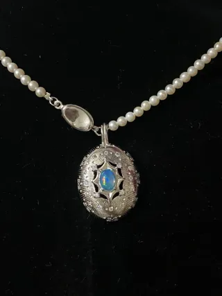 Colgante de ópalo natural