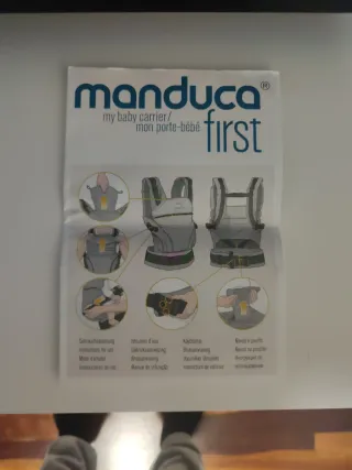 Mochila Portabebés Manduca Gris