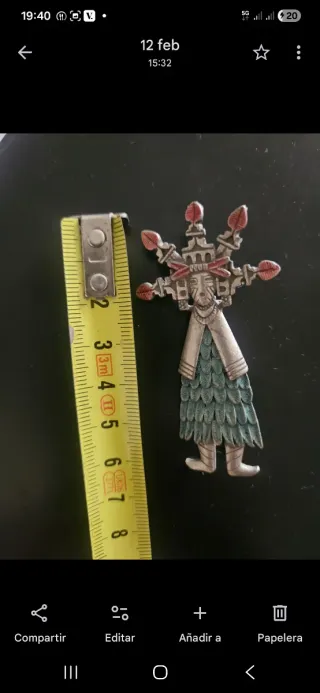 Colgante/Broche Figura Precolombina.