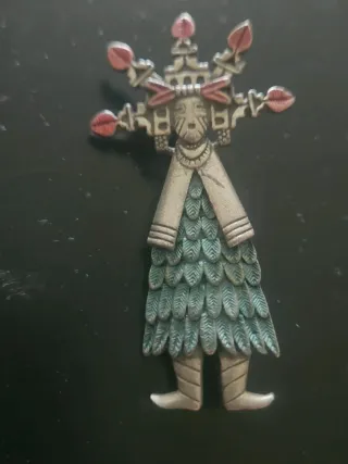 Colgante/Broche Figura Precolombina.