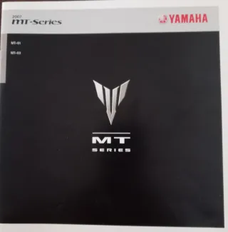 Catálogo Yamaha MT-01 y MT-03 2007