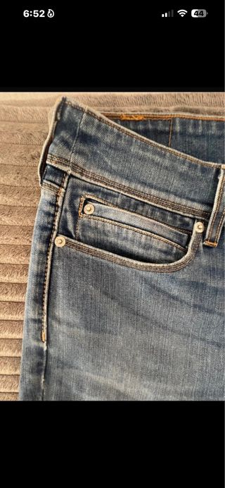 Levi's 571 Slim Fit Jeans W34 L34 Chiaro