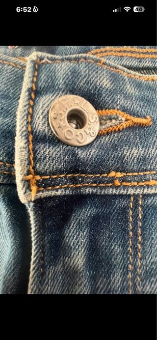 Levi's 571 Slim Fit Jeans W34 L34 Chiaro