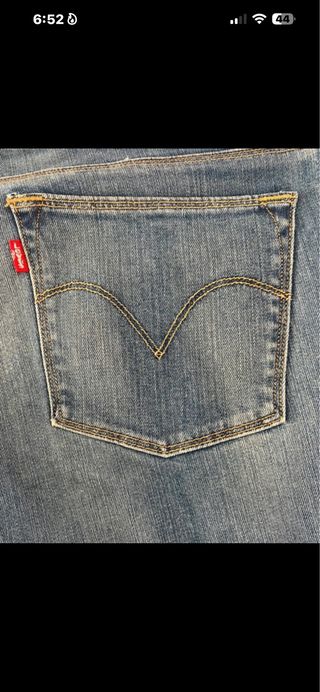 Levi's 571 Slim Fit Jeans W34 L34 Chiaro