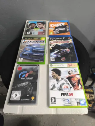 Carátulas y manuales Videojuegos: Racing y Deporte