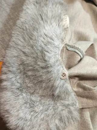 Abrigo de pura lana virgen gris