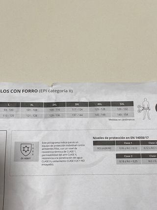 Pantalón Marino Multibolsillos Talla 48