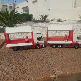Pack 2 Camiones Euro Trans Playmobil 9370