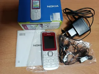 Móvil Nokia C1-01 Rojo/Blanco Yoigo