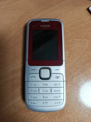 Móvil Nokia C1-01 Rojo/Blanco Yoigo