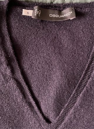 Chaleco Dsquared2 Hombre Azul marino.