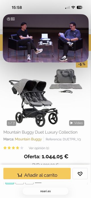 Carro Gemelar Mountain Buggy