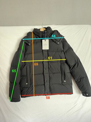 Plumífero Moncler Maya Negro con Capucha