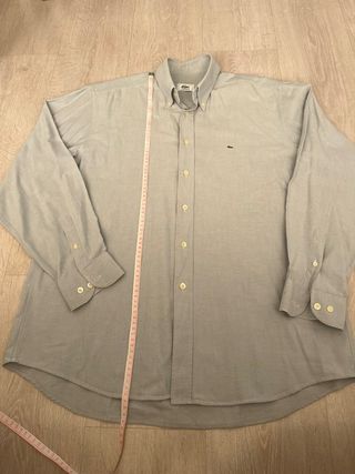 Camisa Lacoste  azul grisaceo Talla L