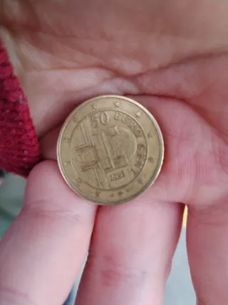 Moneda 50 céntimos Austria 2002