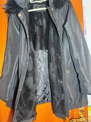 Parka Antea Plus Negra con Capucha